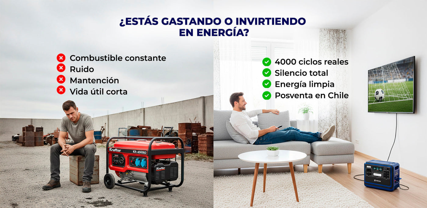 Estación de Energía Solar en Chile: cómo elegir un generador solar para cortes de luz, camping y bombas de agua