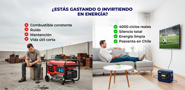 Estación de Energía Solar en Chile: cómo elegir un generador solar para cortes de luz, camping y bombas de agua