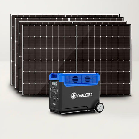 KIT FREEDOM SOLAR + 4 PANELES FIJOS BIFACIALES 420W