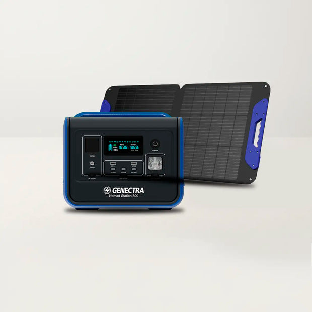 KIT NOMAD STATION 800 + PANEL SOLAR 100W