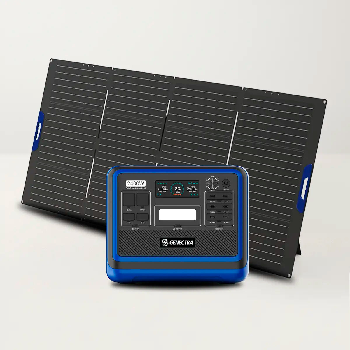 KIT PATHFINDER POWER 2400 + PANEL SOLAR 400W – Genectra