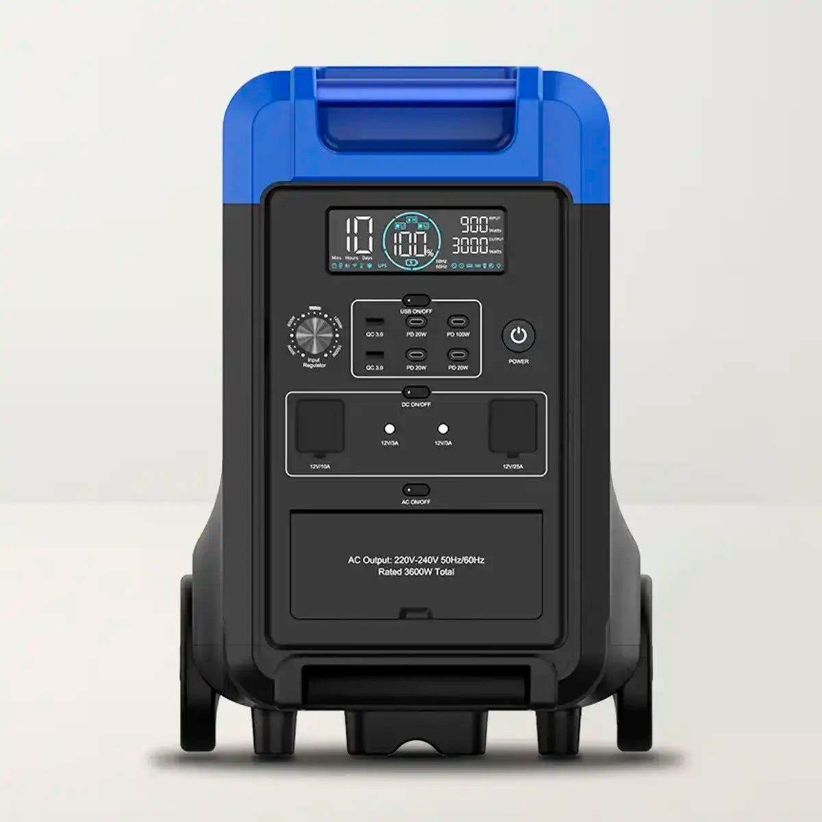 Estación de Energía Portátil FREEDOM SOLAR 3600W / 3840Wh