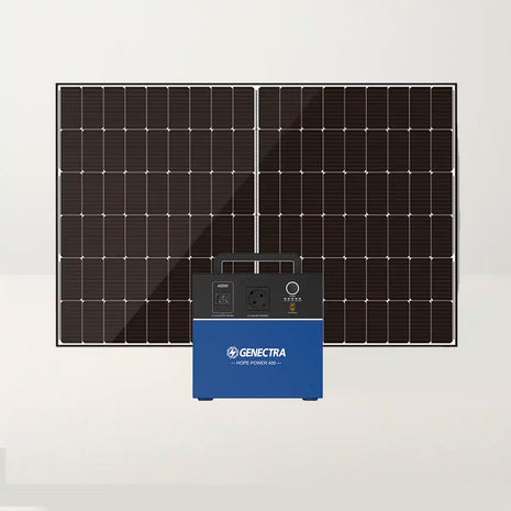 KIT HOPE POWER 400W / 1350WH + PANEL SOLAR 420W BIFACIAL