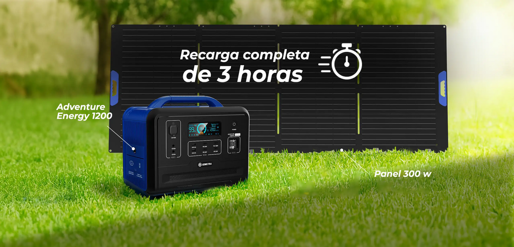 KIT ADVENTURE ENERGY 1200 + PANEL 400W