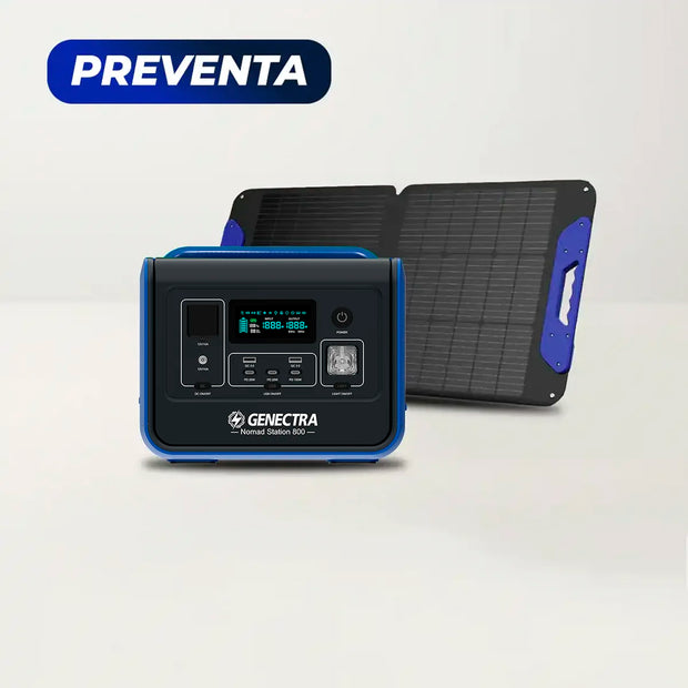 KIT NOMAD STATION 800 + PANEL SOLAR 100W