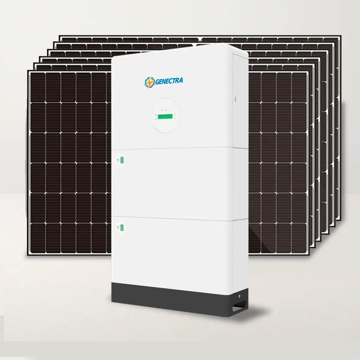 PACK INVERSOR HIBRIDO ALL IN ONE TITAN X 6KW / 10,24KWH + 16 Paneles Solares 580W Bifaciales