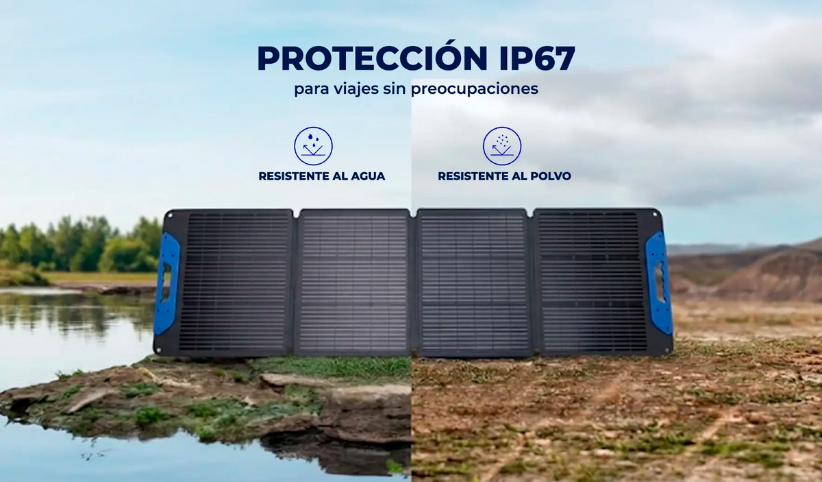 panel solar plegable 200w